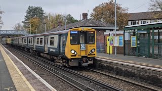 Merseyrail Class 507 Farewell Tour Passing Town Green Station 031124 [upl. by Memory]