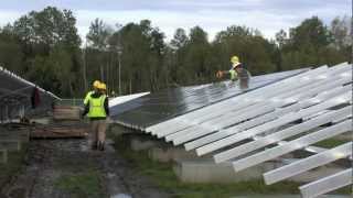 Henkels amp McCoy  Solar Field Installation [upl. by Einned397]