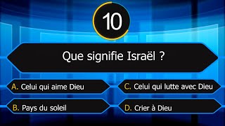 LA BIBLE QUESTIONS REPONSES  QUIZ BIBLIQUE 7 [upl. by Terbecki]