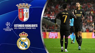 Braga vs Real Madrid Extended Highlights  UCL Groups Stage MD 3  CBS Sports Golazo [upl. by Adabelle]