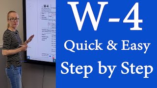 W4  w4 tax form How to fill out tax form W4 Employee Withholding Certificate IRS tax form W4 [upl. by Akino]