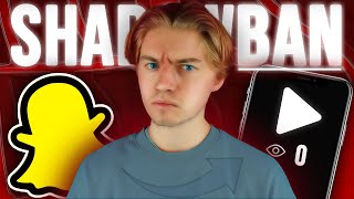 Why Your Snapchat Spotlight is SHADOWBANNED [upl. by Pelaga]