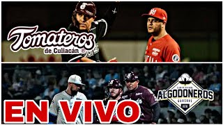 TOMATEROS DE CULIACÁN VS ALGODONEROS DE GUASAVE BEISBOL DE MÉXICO HOY PARTIDO [upl. by Atinot]