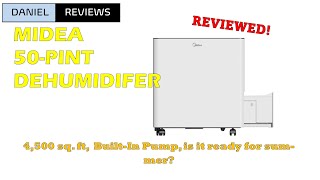 Costcos 4500 sq ft 50 pint Midea Dehumidifier Review [upl. by Rehctaht]