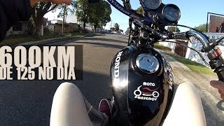 FIZEMOS 600 KM DE 125 NO DIA TEM CORAGEM Part 1 [upl. by Lymann]