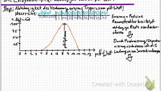 Abhängigkeit der Enzymaktivität vom pH Wert [upl. by Stanfill]