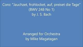 Coro quotJauchzet frohlocket auf preiset die Tagequot BWV 248 No 1 for Small Orchestra [upl. by Alliuqaj]