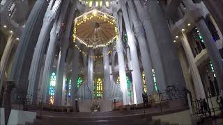 INSIDE SAGRADA FAMILIA BARCELONA [upl. by Yemarej]