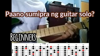 Paano sumipra ng guitar solo How to learn guitar solo Beginners [upl. by Dessma]