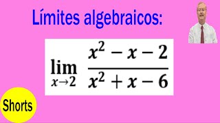 Límites algebraicos por factorización shorts [upl. by Oek37]