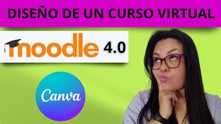 👋CREA un Curso con FORMATO canva  Moodle 40 [upl. by Welch]