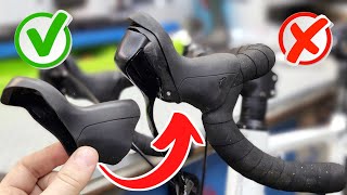 Microshift shifter cover replacement on road bike How to replace brake lever covers [upl. by Norse]