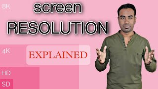 Screen RESOLUTION kya hota hai SD HD FHD 2K 4K 8K explained in detail [upl. by Eiramnna361]