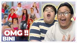 BINI  Cherry On Top Official Music Video REACTION [upl. by Esinart]