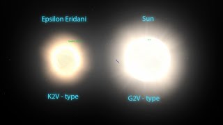 Epsilon Eridani Vs Sun Astronomy [upl. by Saville]