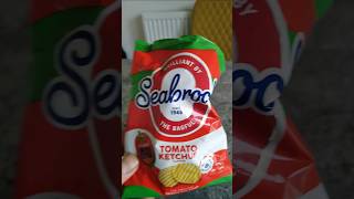 Tomato Sauce Seabrook Crisps Limited Edition automobile youtubeshorts shorts [upl. by Yeltrab843]