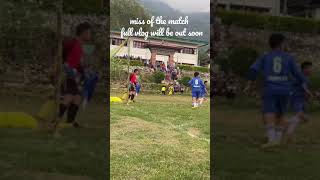 Local Football match in Bhutan [upl. by Aleina]