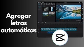 Cómo agregar letras automáticas en CapCut  Tutorial [upl. by Hcurab]