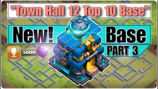 Th12 Most Powerful Top 10 Bases 2024 With copy link   Th12 best base layouts  TH12 Base [upl. by Vyner709]