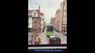 The streets of Edinburgh 🤍 scotland travel travelvlog tour historiccastles [upl. by Booze]