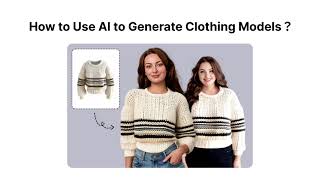 How to Use AI to Generate Fashion Models with iFoto [upl. by Bonneau]