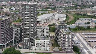 HS2 Construction  Old Oak Common Station  August 2024 [upl. by Essenaj724]