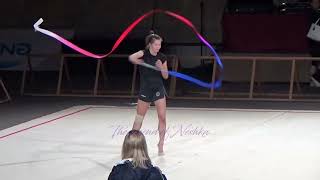 Sofia MAFFEIS ITA ribbon  2023 Grand Prix Thiais trainings [upl. by Euk766]