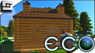 Starter House Starting Tips ECO Gameplay  Survival Building Game E2 [upl. by Vivienne]