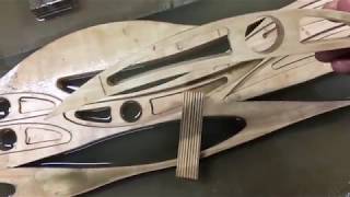 Waterjet Vs 34 Ply Wood [upl. by Ahsikit2]