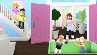 Mom Trapped SIBLINGS In Her Home We Got ADOPTED To Save Them Roblox Bloxburg [upl. by Eissej]