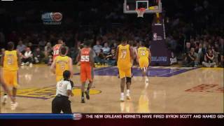 Shannon Brown 2 Nasty Dunks vs Suns 111209 [upl. by Oiluig]