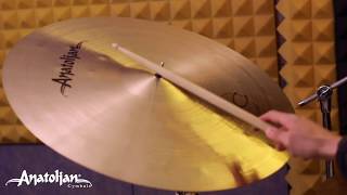 Anatolian cymbals  Jazz Collection Smooth 22quot ride demonstrated by Nate Wong [upl. by Hillard243]