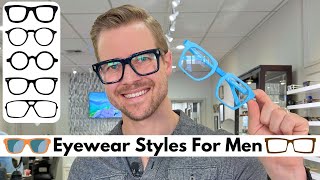 Selecting Glasses For Men  Choosing Shape Color and Style [upl. by Sedberry952]