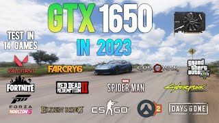 GTX 1650  Test in 14 Games in 2023 ft i3 10100F  GTX 1650 Gaming in 2023 [upl. by Abeh]