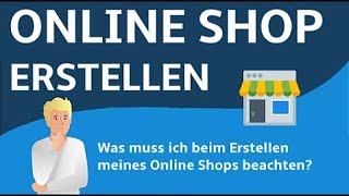 Online Shop erstellen  Alles Wichtige amp Tipps für deinen ShopAufbau [upl. by Cathrin]