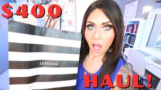 HUGE 400 SEPHORA SALE HAUL RESTOCKING MY FAVORITES amp LOTS OF NEW ITEMS [upl. by Llacam511]