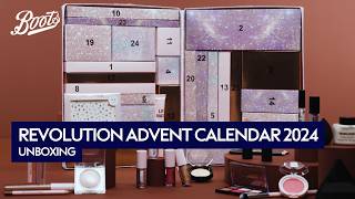 Revolution 24 Day Advent Calendar Unboxing  Christmas  Boots UK [upl. by Risteau]