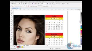 CALENDARIO EN COREL DRAW X7 [upl. by Namus]