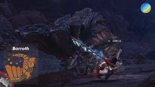 Climbing the food chain with LONG SWORD 7  Barroth [upl. by Odeen]