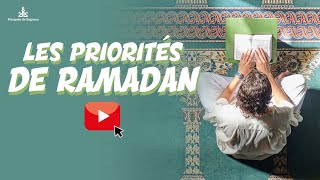 Les priorités de Ramadan  Mosquée de Bagneux 92 [upl. by Geilich]