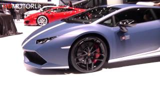 Lamborghini Huracan Avio  Salone di Ginevra 2016 HDmotoriit [upl. by Belita]