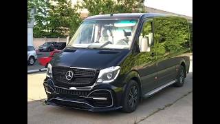 NEW DESIGN MERCEDES BENZ SPRINTER W906  FRONT BUMPER amp GRILL  MADE FROM ABS PLASTIC  BODY KIT [upl. by Leinahtam]