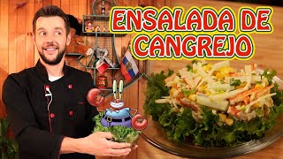 ENSALADA DE CANGREJO DELICIOSA Y REFRESCANTE RECETAS RUSAS [upl. by Bing]