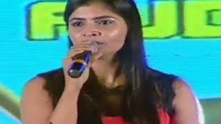 Vaddantune Song Live performance by Singer Chinmayi  Run Raja Run Audio Launch  Sharwanand [upl. by Alcot]