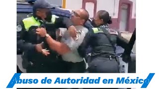 Agente de la Guardia Nacional se niega a recibir multa y agrede a policías de vialidad [upl. by Sarene981]