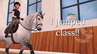 Jumping my DRESSAGE horse for the FIRST time  Star Stable Roleplay  Cristina Softdragon [upl. by Talanta]