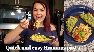 Easy Hummus pasta  recipe for lazy days [upl. by Standice]