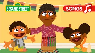 Sesame Street Celebrate Kwanzaa Song Learn the 7 Principles of Kwanzaa [upl. by Ilanos164]