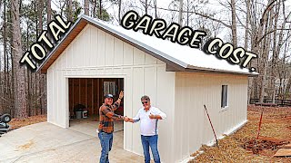 I BUILT MY DAD A GARAGE  Building your own detached garage [upl. by Lyns]