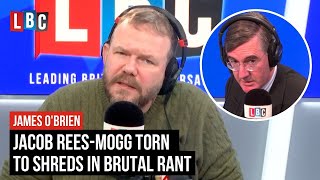 James OBrien tears Jacob ReesMogg to shreds in brutal rant  LBC [upl. by Bowra199]